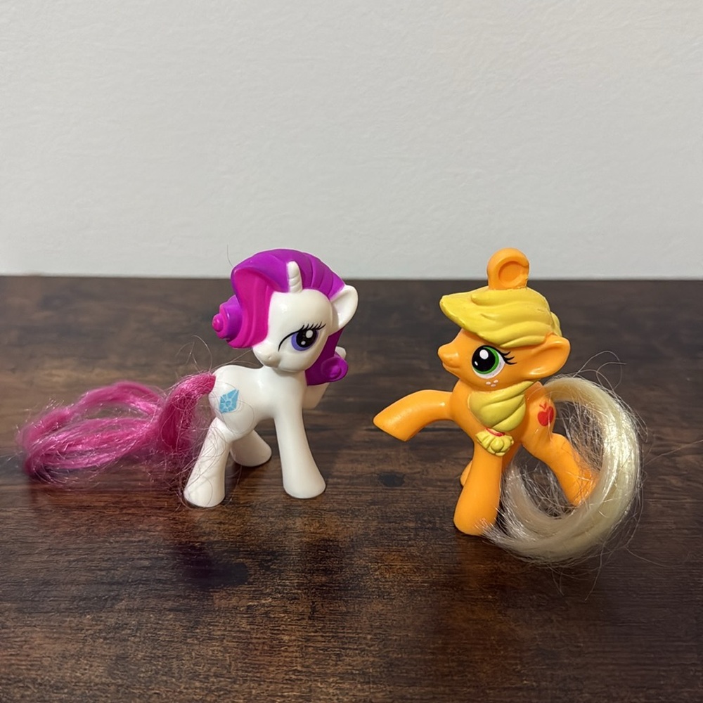 My Little Pony Mcdonalds Happy Meal Toy 3” Figures Mix Lot of 9 Brushable Tails - Picture 8 of 14